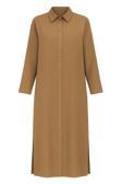Mizalle Taba Modal Karışımlı Camel Uzun Tunik