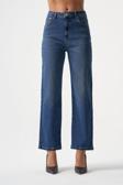 Mzl Dokuma Jean Lacivert Pantolon