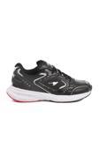 Siyah Kırmızı Fileli Memory Foam Unisex Spor Ayakkabı Saturn M