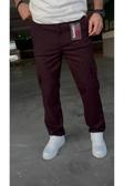 Viking'S Line Kargo Baggy Bordo Renk Viscon Kumaş Likralı