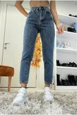 Viking's Line Yüksek Bel Mom Jean Pantolon Karyıkama