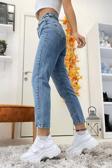 Viking's Line Mom Karyıkama Mom Süper Yüksek Bel Mom Jeans
