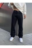 Viking's Line Siyah Bol Kalıp Baggy Jean