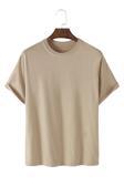 Ghassy Co. Unisex Normal Kesim Pamuklu Yumuşak Dokulu Bisiklet Yaka Basic Tişört