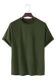Ghassy Co. Unisex Normal Kesim Pamuklu Yumuşak Dokulu Bisiklet Yaka Basic Tişört