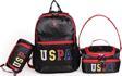 U.S. Polo Assn. 3'lü Okul Çanta Seti – Sırt Çantası, Beslenme Çantası ve Kalemlik