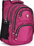 Konfores 1550-2226 Unisex Anatomik Yarasa Sırt Okul Çantası - NKT01550-mürdüm-TEK EBAT