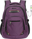 Konfores 1551-2225 Unisex Anatomik Yarasa Sırt Okul Çantası - NKT01551-MOR-TEK EBAT