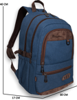 Konfores 1672 Unisex Anatomik Sırtlı Laptop Bölmeli Seyehat Spor ve Okul Çantası - NKT01672-lacivert-TEK EBAT