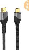 Yediseven HDMI 2.1 Görüntü Aktarma Kablosu 240Hz Destekli PS5 Notebook 8K@60Hz UHD 48GBPS 1 Metre