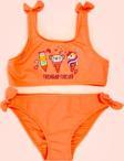 Fiyonklu kız çocuk bikini takım