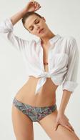 ŞAL DESENLİ RENKLİ ASTARLI BİKİNİ ALTI DB200507BA