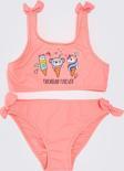 Fiyonklu kız çocuk bikini takım