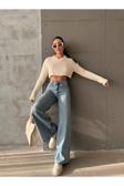 Viking'S Line Palazzo Kar Bol Paça Yüksek Bel Salaş Wide Leg Jeans