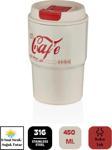 Shotay Stainless Steel Mug Kahve Bardağı 450 Ml Beyaz