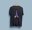 Oversize Eyfel Kulesi / Eiffel Tower Tasarım unisex T-shirt