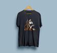 Oversize Gizemli Falcı Elinde Kahve Bardağı tasarım unisex T-shirt