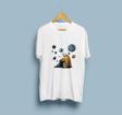 Oversize Astronomi / Gezegenler Tasarım unisex T-shirt