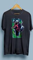 Oversize Venom Tasarım unisex T-shirt