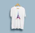 Oversize Eyfel Kulesi / Eiffel Tower Tasarım unisex T-shirt