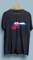 Oversize Slovakia / Slovakya Haritası cep tasarım unisex T-shirt