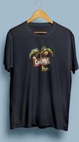 Oversize Coconut / Hindistan Cevizi Tasarım unisex T-shirt