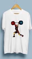 Oversize Halter Olimpiyat Oyunları tasarım unisex T-shirt