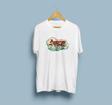 Oversize Adventure Time Yazılı Unisex T-shirt