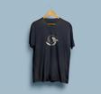 Oversize Yin Yang Balığı Baskılı Unisex T-shirt