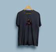 Oversize İlluminati Gözü Tasarım unisex T-shirt