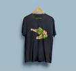 Oversize Çin Seddi Renkli Çizim Baskılı Unisex T-shirt