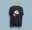 Oversize Panda Tasarım unisex T-shirt