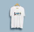 Oversize Şirinler Baskılı Unisex T-shirt
