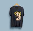 Oversize Marilyn Monroe Tablo Tasarım Unisex T-shirt