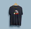 Oversize Kitaplar Baskılı Unisex T-shirt