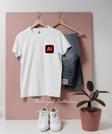 Oversize Adobe Illustrator logo cep Tasarımlı Unisex T-Shirt