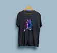 Oversize Dijital Tasarım Futbolcu Baskılı Unisex T-shirt