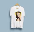 Oversize Marilyn Monroe Tablo Tasarım Unisex T-shirt