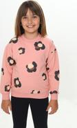 Toontoy Kız Çocuk Pano Baskılı Sweatshirt