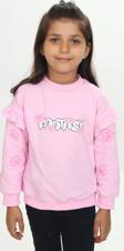 Toontoy Kız Çocuk Fantasy Çiçek Baskılı Sweatshirt