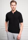  Erkek Siyah Trend  Polo Yaka  Dinamik Fit Rahat Kesim T-Shirt