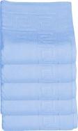 5 li Otel Ayak Havlusu Bukle Ayak İzli 50x70 Cm Renkli 16/2 Avs 250 Gr