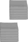 10 lu Otel Ayak Havlusu Bukle Ayak İzli 50x70 Cm Renkli 16/2 Avs 250 Gr