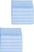 10 lu Otel Ayak Havlusu Bukle Ayak İzli 50x70 Cm Renkli 16/2 Avs 250 Gr