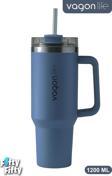 Vagonlife Quencher Cup 1200 ML Pipetli/Rahat İçim Kulplu Paslanmaz Çelik Termos -FFVGN0581200ML