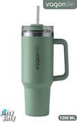 Vagonlife Quencher Cup 1200 ML Pipetli/Rahat İçim Kulplu Paslanmaz Çelik Termos -FFVGN0581200ML