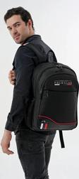 Cambridge Polo Club Unisex Şık Çok Gözlü Sırt Çantası - plcan2154