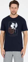 Erkek Sıfır Yaka Baskılı T-Shirt – %100 Pamuk – Rahat ve Tarz Kısa Kollu Erkek Tişört 0009