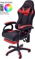 Alc Sports Aurora Oyuncu Koltuğu Rgb Işıklı Masaj Özellikli Baldır Dayama Gaming Chair