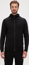 Leo Full-Zip Hoodie Siyah Fermuarlı Kapüşonlu Erkek Sweatshirt